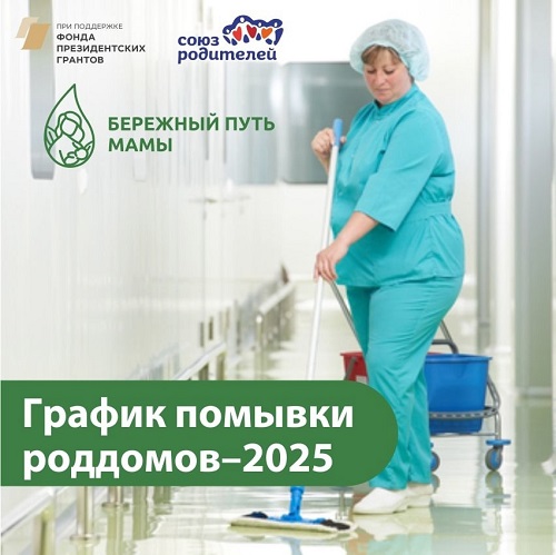График помывки роддомов — 2025