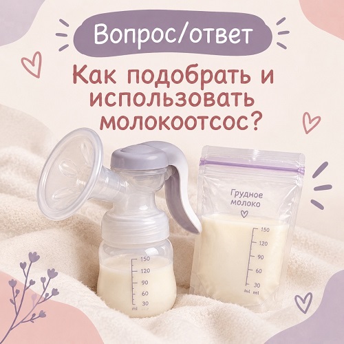 Как правильно подобрать и использовать молокоотсос?