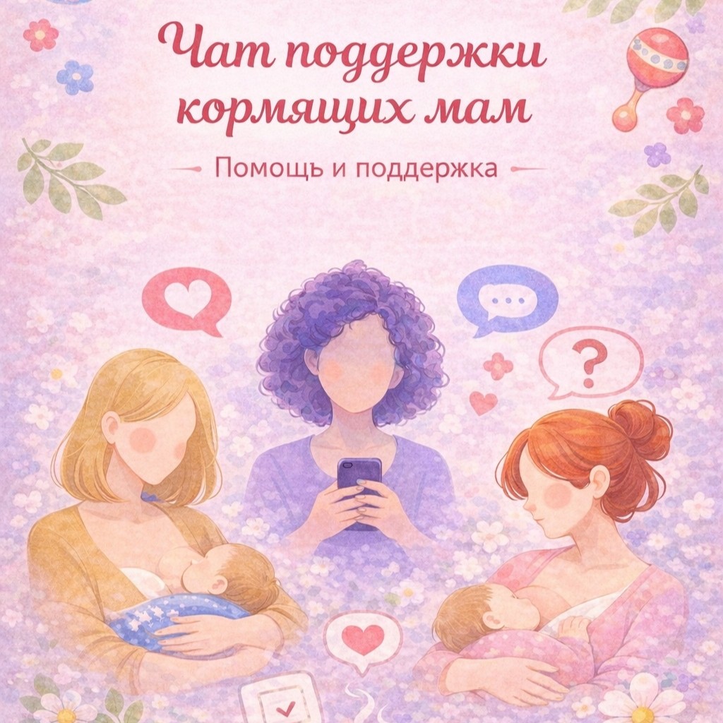 Приглашаем в чат поддержки для кормящих мам